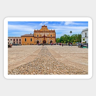 Cathedral, San Cristobal de las Casas, Mexico Sticker